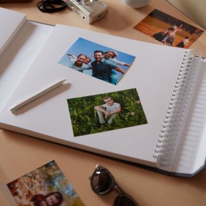 HNFD XL photo album 1000 photos 10x15 cm LONA 168 white...