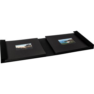 HNFD Photo Album LONA Linen 1000 photos 34,5x33 cm 168 black sides