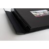 HNFD Photo Album LONA Linen 1000 photos 34,5x33 cm 168 black sides