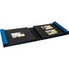 HNFD Photo Album LONA Linen 1000 photos 34,5x33 cm 168 black sides