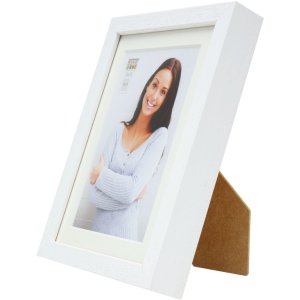 Wooden frame S223K 18x24 cm white