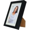 wooden frame S223K 10x15 cm black