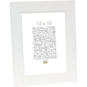 Deknudt wooden frame S226K white 10x15 cm