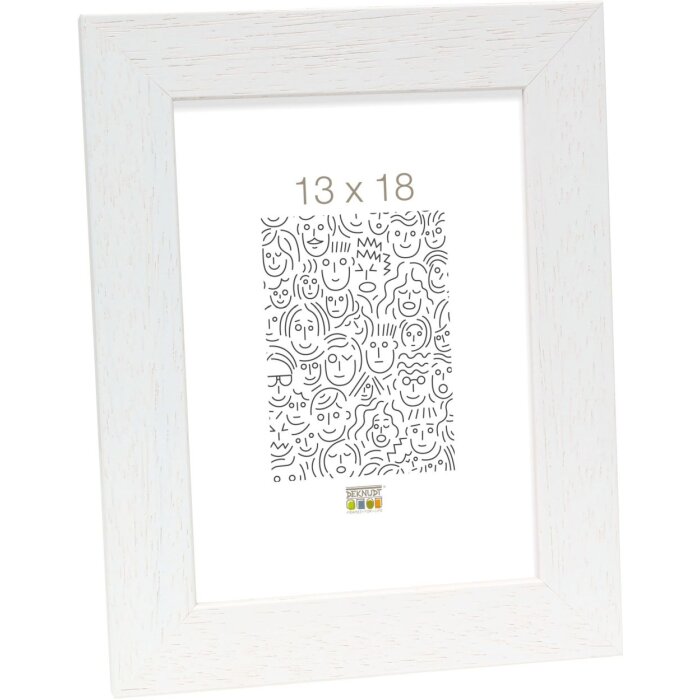 wooden frame S226K white 13x18 cm