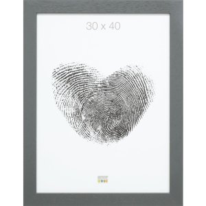 wooden frame S226K gray 18x24 cm