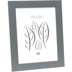 wooden frame S226K gray 40x50 cm