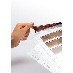 HERMA polypropylene negative sleeves clear - 7 strips...