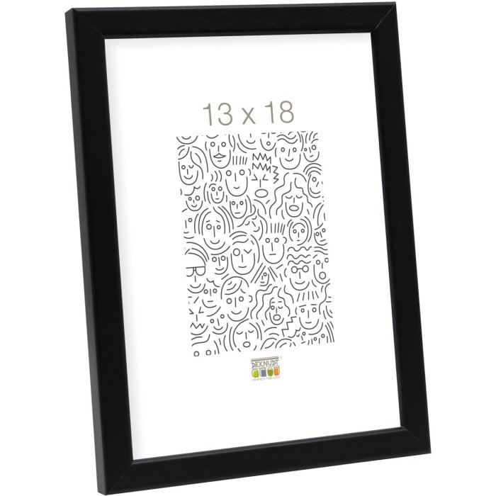 wooden frame S41J Deknudt black 21x30 cm (DIN A4)