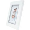 plastic frame S41N white-silver 10x15 cm