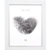 plastic frame S41N white-silver 13x18 cm