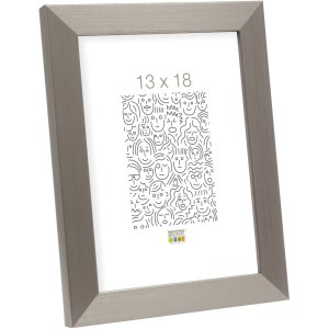 plastic frame S41VD1 silver 10x15 cm