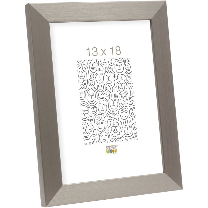 plastic frame S41VD1 silver 15x23 cm