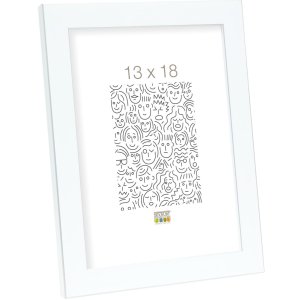 plastic frame S41VK1 white 15x23 cm