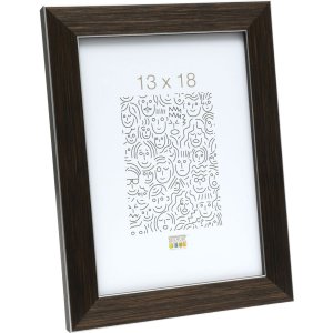 plastic frame S41VK3 brown 10x20 cm