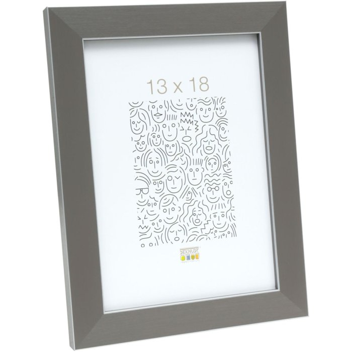 plastic frame S41VK7 gray 9x13 cm