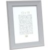 wooden frame S45YF light gray 10x15 cm