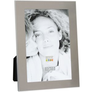 Aluminium photo frame S65RP1 silver 13x18 cm