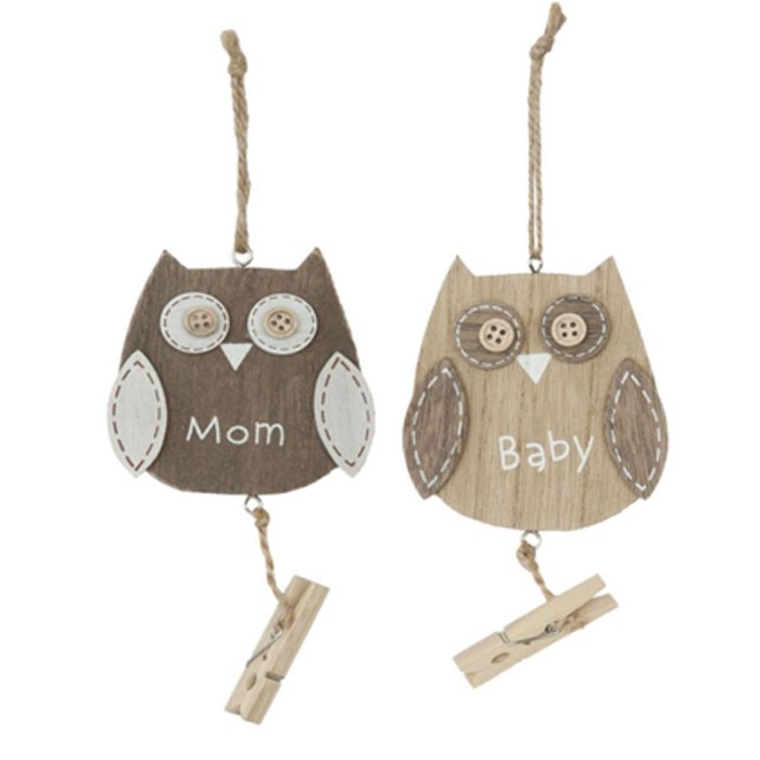 Clayre Eef hanger OWL in 2 designs