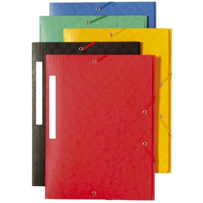 Binder A4 + 3 Scots red flaps