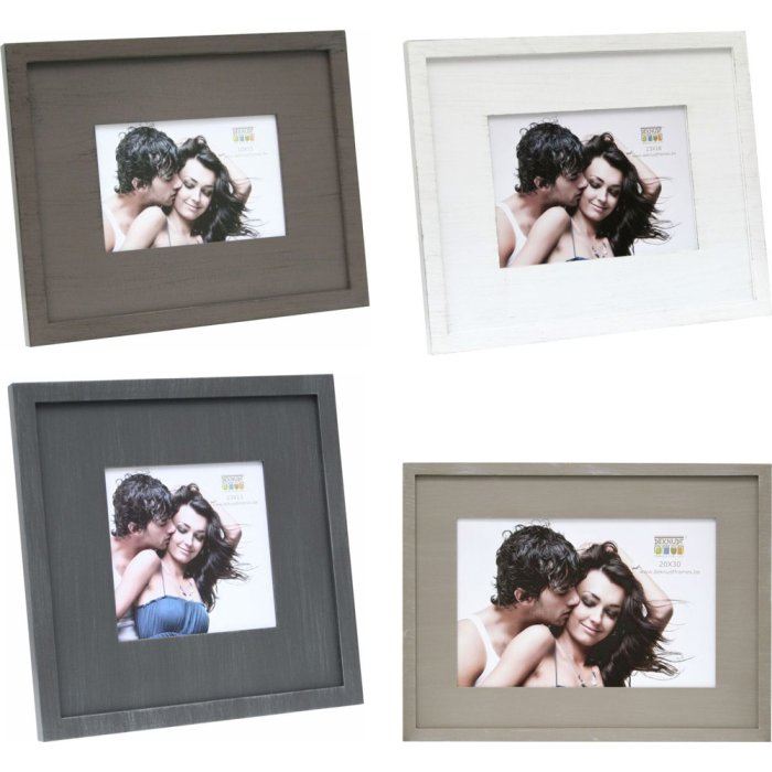 photo frame S67KS wooden mat 10x15 cm to 20x30 cm