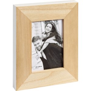 Portrait frame Laois 13x18 cm brown - white