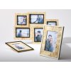 Wooden frame chip 10x15 cm white