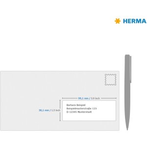 Address labels white 99,1x38,1 Premium A4 140 pcs.