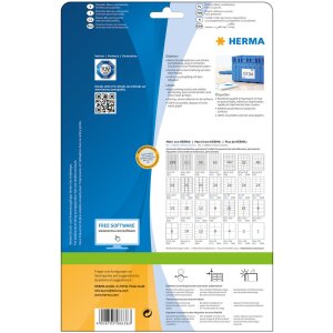 HERMA Labels white 210x148 Premium A4 20 pcs.