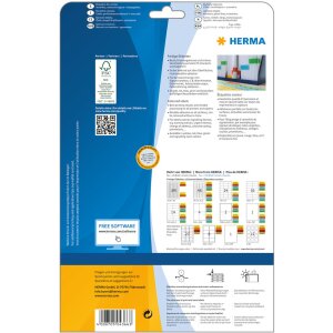 Labels yellow 45,7x21,2 A4 960 pcs.