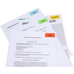 HERMA labels A4 red 45,7x21,2 mm paper matt 960 pieces