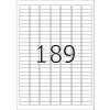 Labels white 25,4x10 Premium A4 4725 pcs.