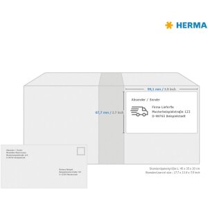 Address labels white 99,1x67,7 Premium A4 200 pcs.