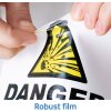 Labels film white hard-wearing 97x42,3 A4 LaserCop