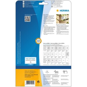 Labels 45,7x21,2 A4 Power labels 1200 pcs.