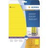 File spine labels yellow 192x38 A4 140 pcs.