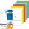 File spine labels blue 192x61 A4 80 pcs.