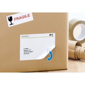 Labels white Movables/removable 99,1x67,7 A4 200 pcs