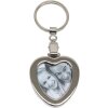 Key ring in the shape of a heart