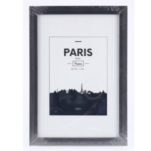 Paris Plastic Frame, contrast grey, 20 x 30 cm