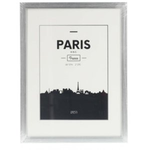 Paris Plastic Frame, silver, 30 x 40 cm