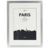 Paris Plastic Frame, silver, 30 x 40 cm