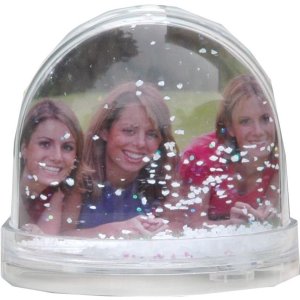 SNOW photo globe 6,5 cm