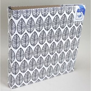 La Fleur Jumbo Album, 30x30 cm, 100 black pages, white