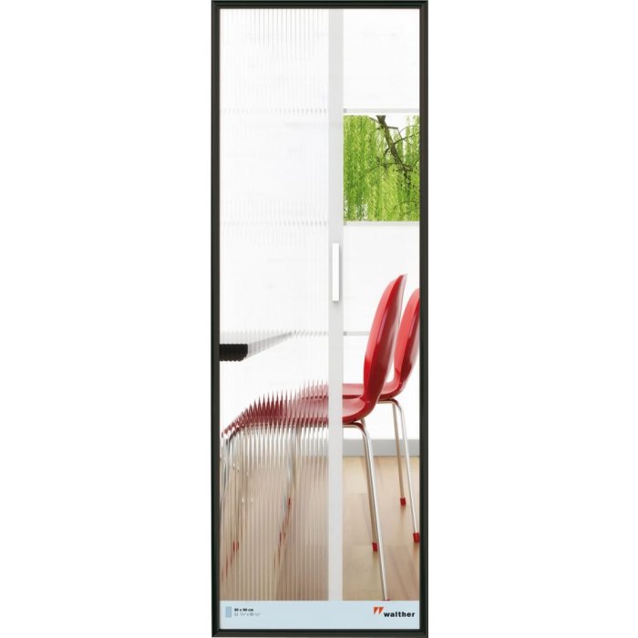 plastic frame Galeria black 30x90 cm