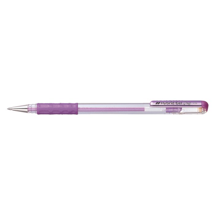 Metallic Gelstick Hybrid Gel Grip 0.4 mm purple