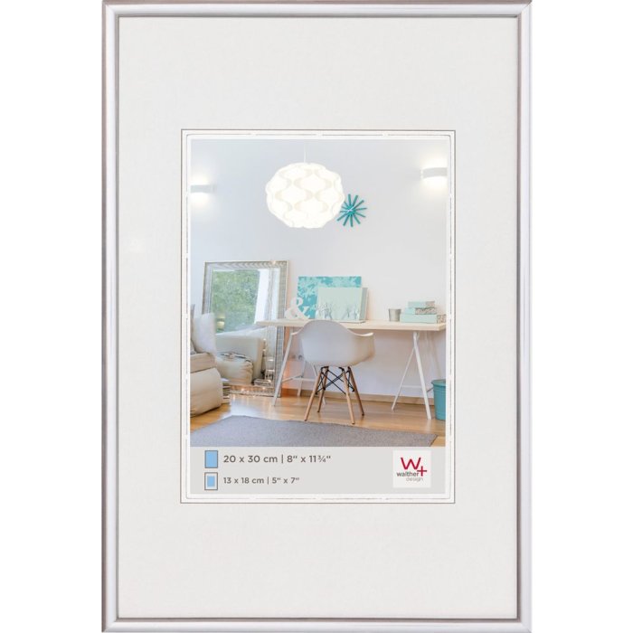 New Lifestyle plastic frame 60x80 cm silver