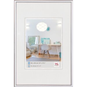 New Lifestyle plastic frame 70x100 cm silver