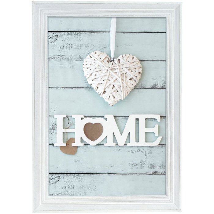 wooden frame VINTAGE 10x15 cm white