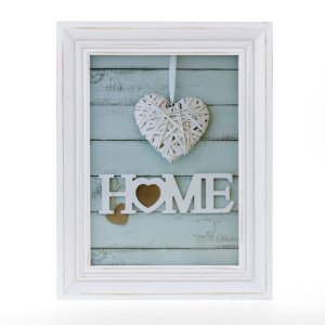 wooden frame VINTAGE 10x15 cm white