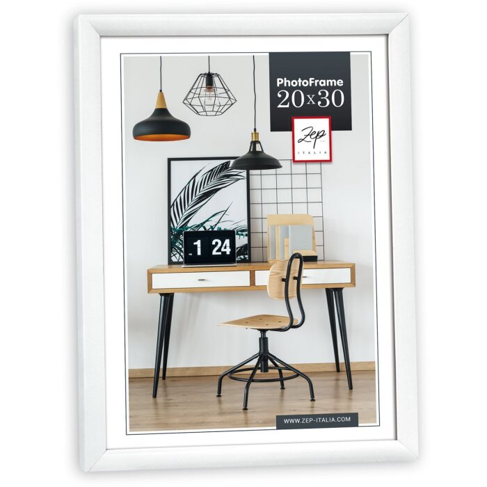 Plastic frame New Easy 20x25 cm white